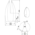    Harvia Tulipe (h = 2500 )